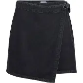 Object Denim Wickelrock Schwarz 34