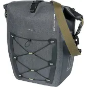Basil Einzelpacktasche Navigator Storm L schwarz, 46x36x18cm, 25-31ltr, Hook-On
