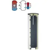Flamco Ladespeicher LS 300 l, weiß, mit Isolierung