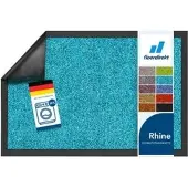 Floordirekt Schmutzfangmatte Rhine, 90 x 120cm, türkis