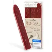 GravurART Siegellack 0190 Sticks, bordeaux-rot, mit Docht, 40g, 3 Stangen