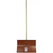 SHW Schneeschieber OBO 53752, 55cm breit, aus Holz, mit Holzstiel