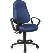 Topstar Bürostuhl Wellpoint 10, 8050B BD6, blau, Stoff, belastbar bis 110 kg