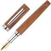 Hörner Füller Scriptum, Feder M, Gehäuse aus Mahagoni-Edelholz, braun