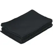 Zöllner Geschirrtuch Blanco 50 x 70 cm, 100% Baumwolle, schwarz, 5 Stück