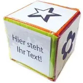 TimeTEX Würfel 93597, Blanko-Würfel, mit Einstecktaschen