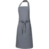Zöllner Kochschürze Paolo, Latzschürze, Unisex, 100x75cm, grau