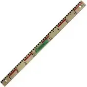 Wissner Tafelzeichengerät 160330.000, Re-Wood, Tafellineal, 100 cm, aus Holz