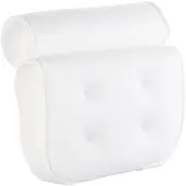 BadeStern Badewannen-Kissen mit Mesh-Oberfläche und Saugnäpfen, 37 x 36 x 9 cm