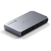Satechi Thunderbolt 4 Slim Hub Pro - Desktop-Hub für Mac, iPhone, iPad und Windows - Space Grey