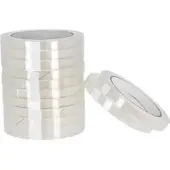 Böttcher-AG Klebeband Premium 12mm x 66m, kristallklar, extra stark klebend, Kern-Ø 76mm, 12 Stück
