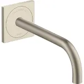 Hansgrohe Elektronischer Waschtischmischer Axor Uno UP, Ausladung 225mm, brushed nickel