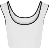 Urban Classics Ladies Contrast Cropped Top - 190991