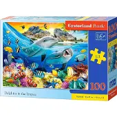Castorland Dolphins in the Tropics, 100 Stück(e), Tiere, 6 Jahr(e)
