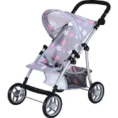 Knorrtoys Puppenbuggy Liba Star Grey Pink