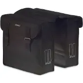 Basil Mara Double-Tasche – für den Gepäckträger schwarz