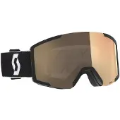 SCOTT - Photochromatische Skibrille - Shield LS Black/White AMP LS Bronze Chrome S1-3 - schwarz