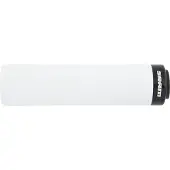 Sram Griffe Locking Grips Mousse 129Mm White With Single Black Clamp And End Plug
