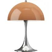 Louis Poulsen Panthella 250 Portable Original, opal-braun 250, dimmbar, braun / rost, für Wohn- / Esszimmer, Kunststoff, Design