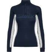 Swix RaceX Merino Half Zip, Damen, navy