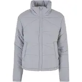 Urban Classics Damen Winterjacke Ladies Arrow Puffer Jacket, Farbe: hellgrau (lightasphalt), Größe: XS