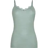 Hunkemoller Super Soft Spitzen-Top aus Kaschmir-Mix mit V-Ausschnit Grün