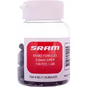 Sram Brass Bremszugendkappe Für Fahrrad 5 Mm 100 Einheiten