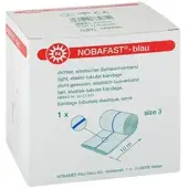 NOBAMED Noba Nobafast elastischer Schlauchverband 10 m blau Gr. 3 Oberschenkel / Kinderkopf
