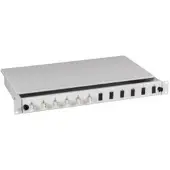 EFB Elektronik B70901.24 Spleißbox LC 50/125μ OM2 nicht ausziehbar 24 Pigtails/12 Kuppl. B7090124