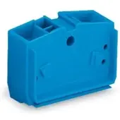Wago 264-354 4-Leiter-Mittelklemme,ohne Drücker,für Anwendungen Ex i geeignet,blau 264354 - 100 Stück
