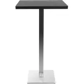 Miliboo Design-Bartisch Viereck Schwarz Mittelfuß JORY