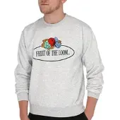 Fruit Of The Loom Sweatshirt mit großem Vintage-LogoEin gemütliches Sweatshirt ist ein Basic Piece und gibt jedem Style einen coolen & sportlichen Look., graumeliert, S