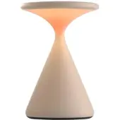 Grau Salt Akkuleuchte Sand White
