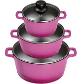 King Aluguss Kochtopfset 3/6-teilig BERRY