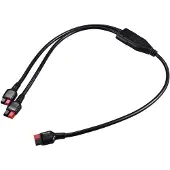 TRU COMPONENTS 2-Wege-Batterieanschluss-Verteilerkabel TC-12195708 Schwarz Inha