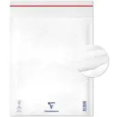 Clairefontaine Luftpolstertaschen 7350C für DIN A4, 240 x 330mm, Typ G, haftklebend, weiß, 10 Stück