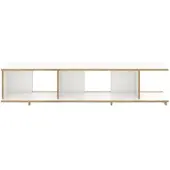 Tojo - stell Regalsystem Grundmodul, 160 cm breit, weiß