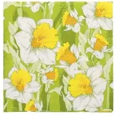 Papstar Servietten, 3-lagig 1/4-Falz 33 cm x 33 cm "Narciso" 600 Stück