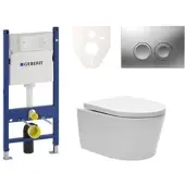 SAT Geberit Wand-WC Set für Vorwandmontage + Brevis WC SIKOGES7W3