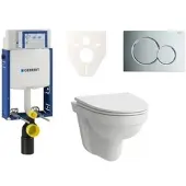 Laufen Geberit Wand-WC Set für Einmauerung + Pro Nordic WC SIKOGE2H2