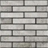 Multi Brick Tones Wandfliese grey 6x25 cm Relief BRTONESGR