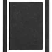 Clairefontaine 5x Notizbuch AgeBag A5 Leinen liniert 96 Blatt - Schwarz 795461C