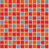 Premium Mosaic Glasmosaik mehrfarbig 30x30 cm glanz MOS25MIX3