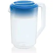 WAS Germany - Messbecher, blauer Deckel, 1,8 ltr., Polypropylen
