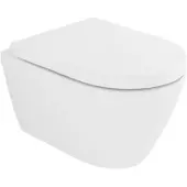 Alpenberger Toilette Spülrandlos mit Nanobeschichtung & WC-Sitz Soft Close- Hygienisch & Edel