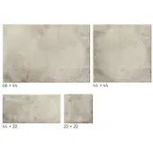 Realonda Modular Bodenfliese dust grey 44x66, 44x44, 22x22, 22x44 cm matt MDUSTGR
