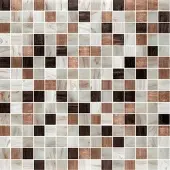 Premium Mosaic Glasmosaik braun 33x33 cm glanz MOSJ20MIXBR