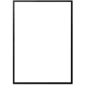 THE POSTER CLUB - Bilderrahmen Eiche schwarz, Echtglas, 50 x 70 cm
