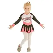 Buttinette Cheerleader-Kostüm für Kinder, pink