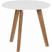 Siena Garden Alba Beistelltisch Ø50x45 cm Teakholz Couchtisch Kaffeetisch Wohnzimmertisch